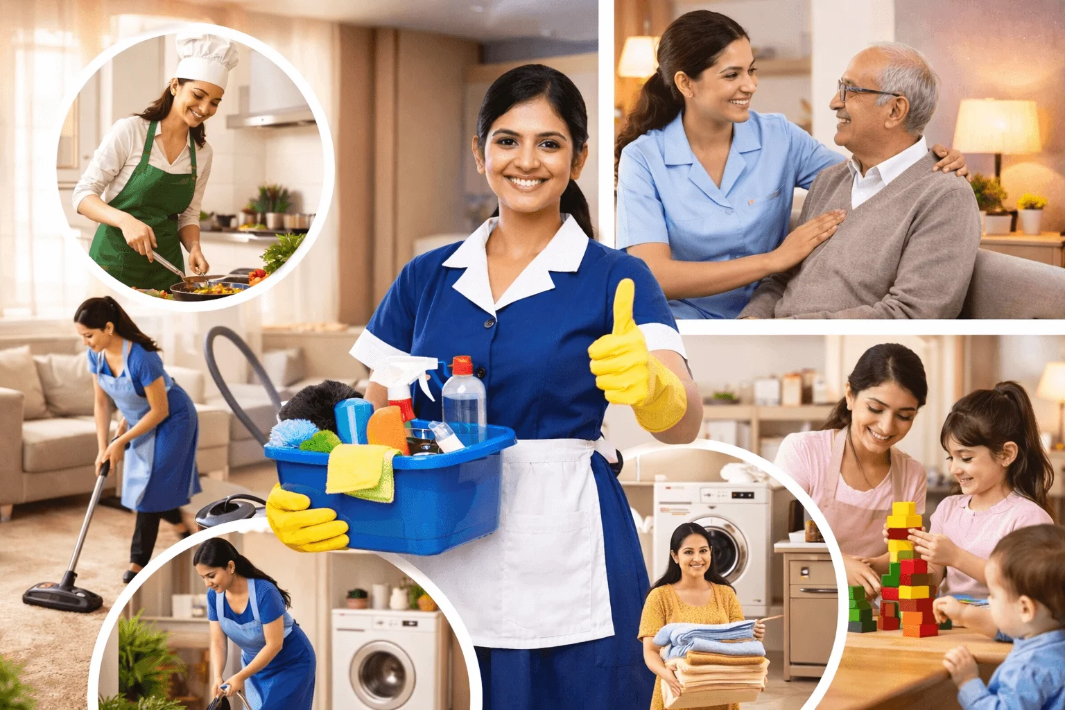 Nurse arriving at home